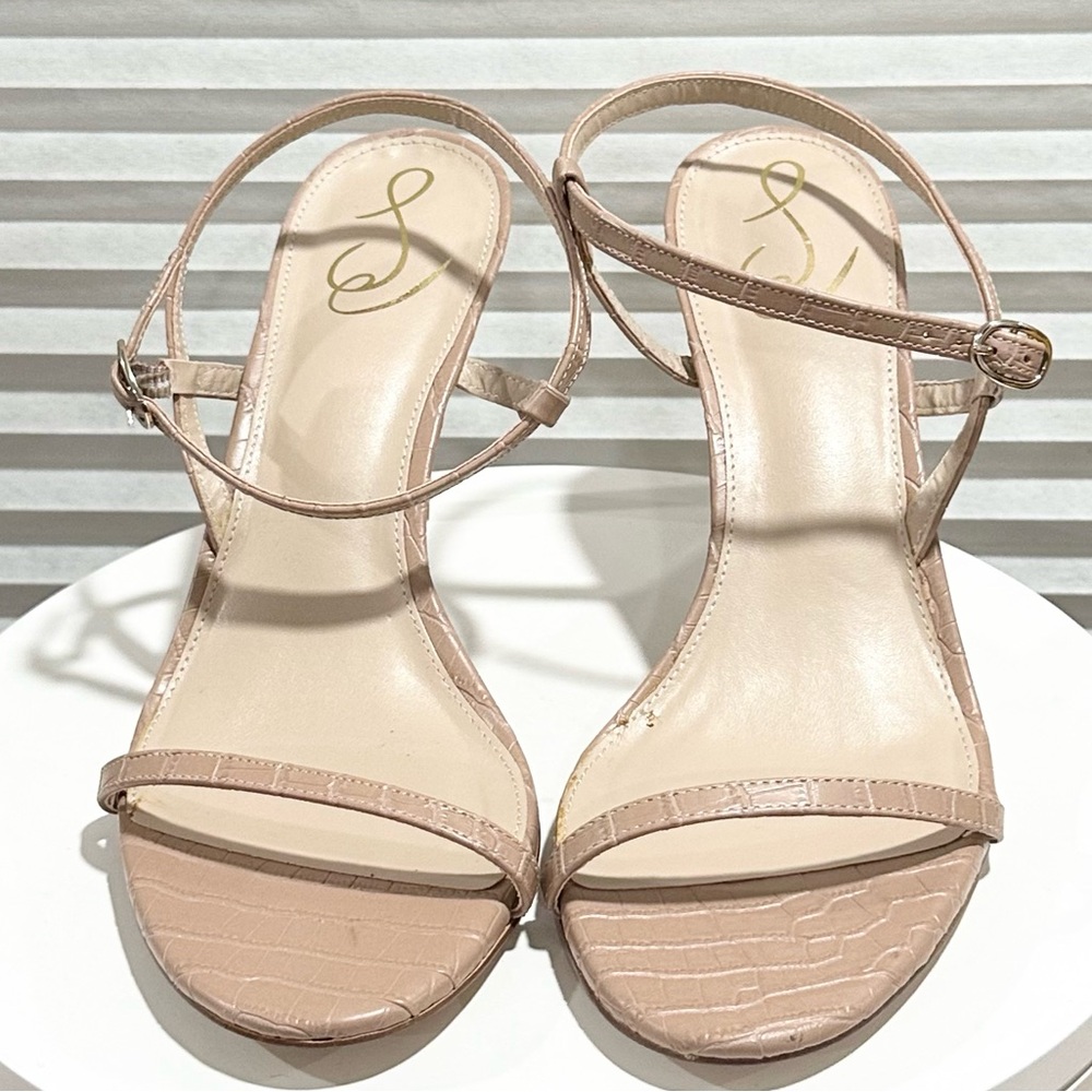 🌸SAM EDELMAN🌸 Maple Sugar Leather Doran Strappy Sandal Size: 11M - Picture 4 of 10